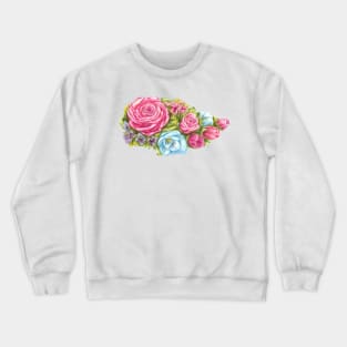 bouquet of pink rose Crewneck Sweatshirt